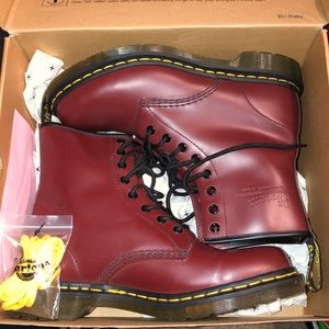 NWT Cherry Dr. Martens
